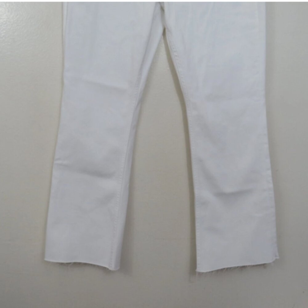 Rag & Bone Size 28 Casey High Rise Ankle Flare White Stretch Jeans NEW $225 - Picture 4 of 4